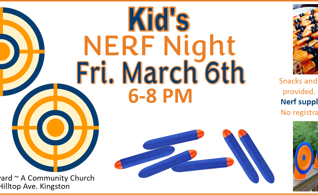 Kid’s Nerf Night